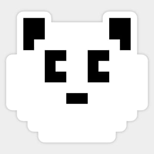 Pixel panda Sticker